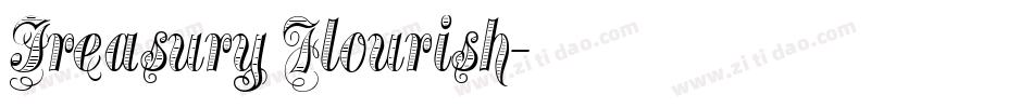 Treasury Flourish字体转换